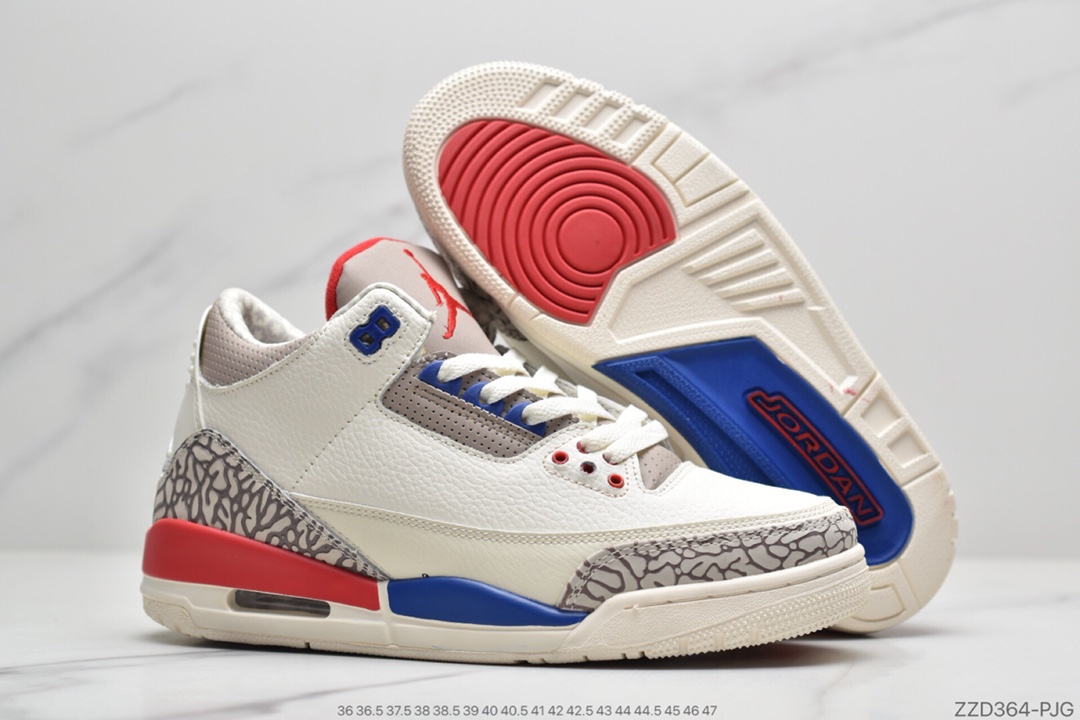 240 公司级耐克Air jordan 3 Tanker RLX 美国独立日 136064-140