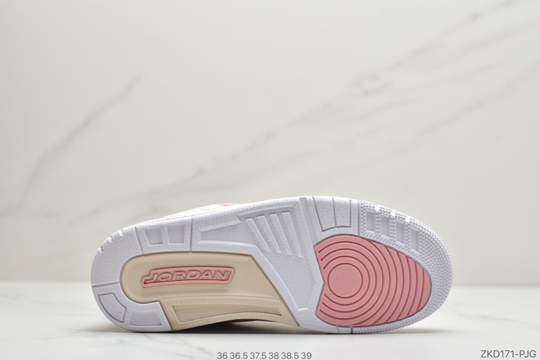 260 公司级Air Jordan 3 Retro SE  WHITE ORANGE 白黄水泥 AJ3复古休闲运动文化篮球鞋CK9246-116