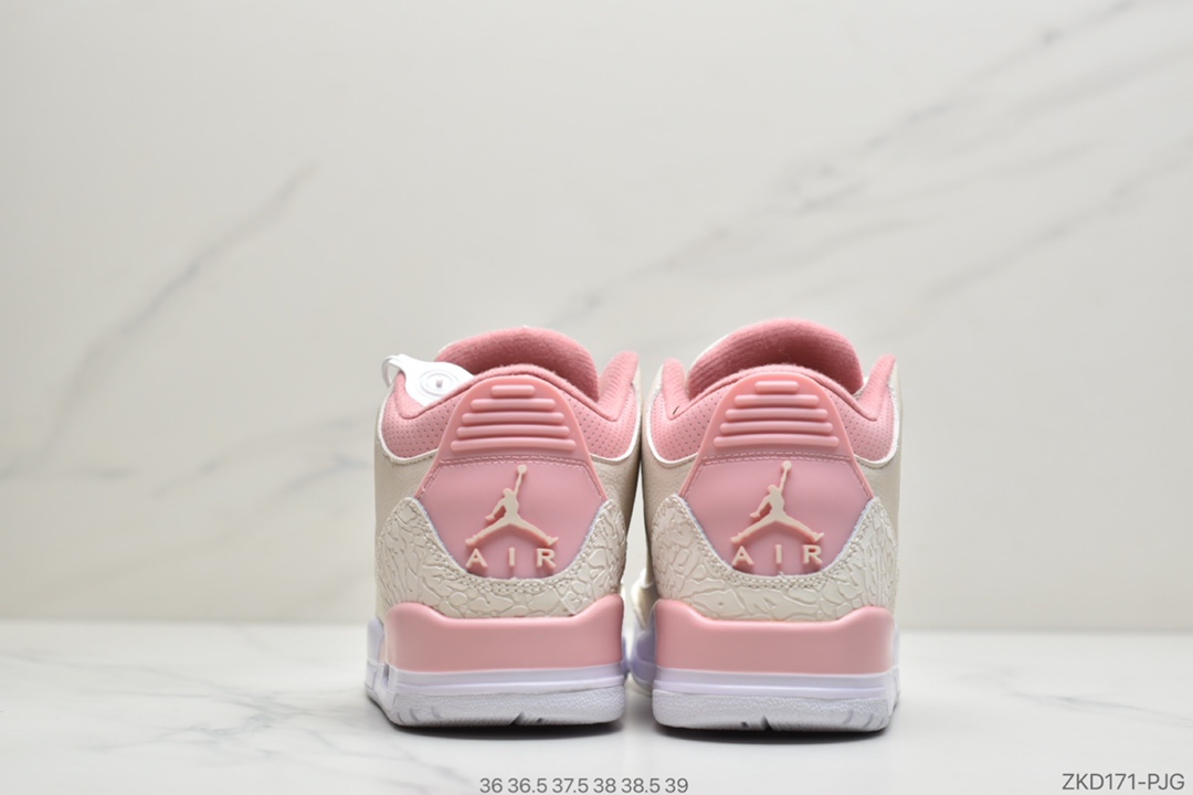260 公司级Air Jordan 3 Retro SE  WHITE ORANGE 白黄水泥 AJ3复古休闲运动文化篮球鞋CK9246-116