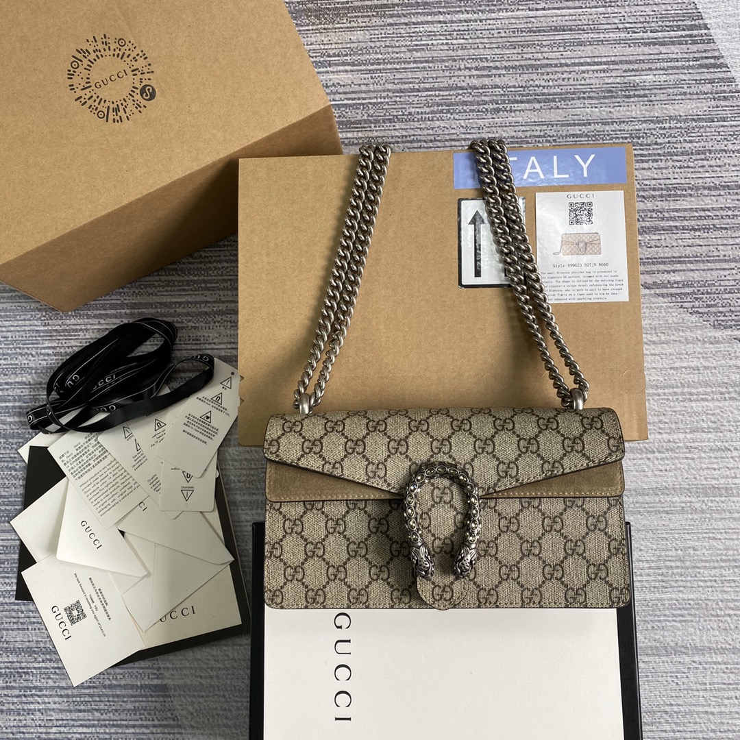 GUCCI Dionysus Canvas Chain Bag Dionysus Bag