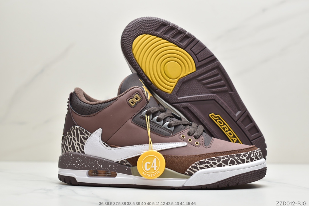 240 公司级 Air Jordan 3 SE Denim”倒钩卡其棕”AJ3 乔3  626988-018