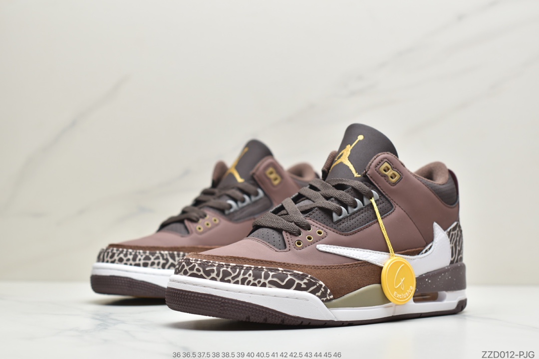 240 公司级 Air Jordan 3 SE Denim”倒钩卡其棕”AJ3 乔3  626988-018