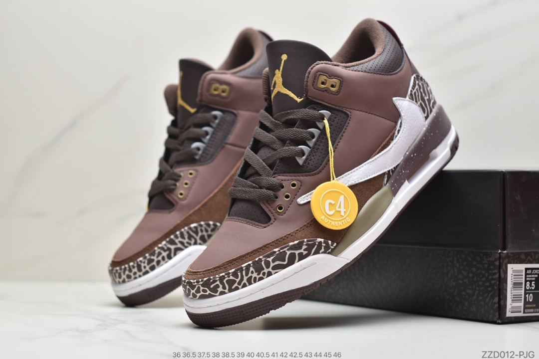 240 公司级 Air Jordan 3 SE Denim”倒钩卡其棕”AJ3 乔3  626988-018
