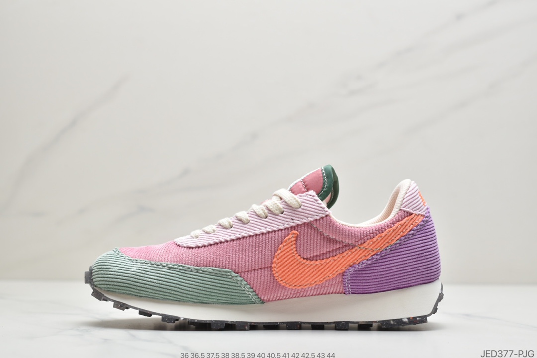 150 公司级耐克Nike Wmns Daybreak”Hydrogen Blue/Plum Dust/Sail”OG破晓列系华夫复休古闲运动跑慢鞋“脏粉棕深淡蓝”CV2179-545