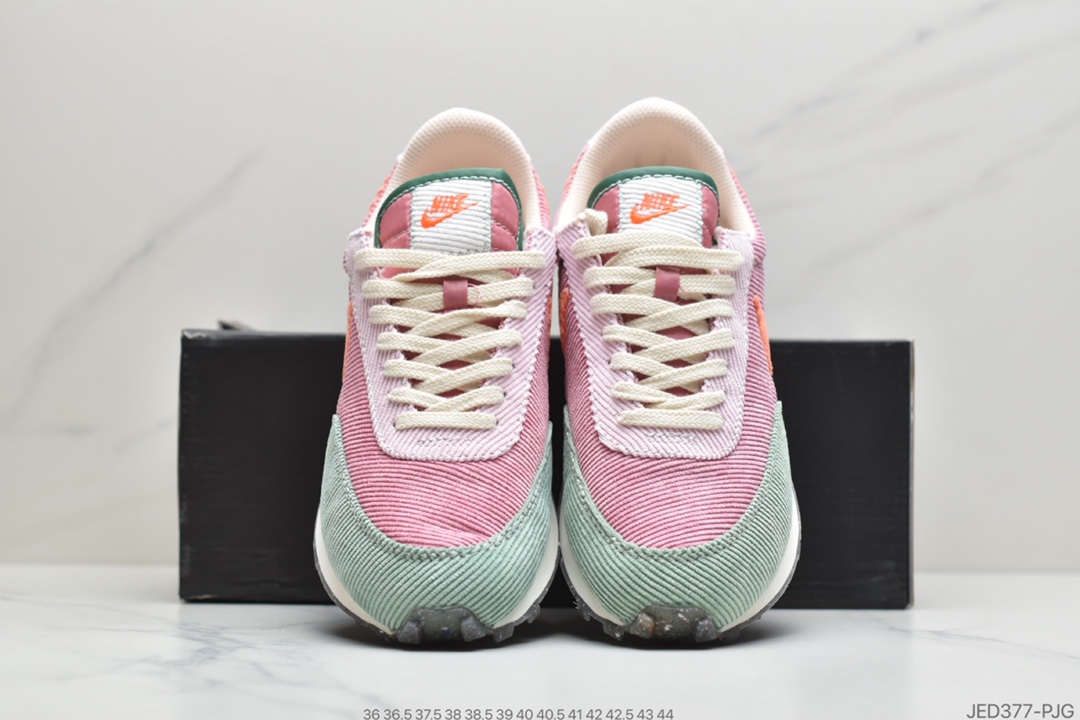 150 公司级耐克Nike Wmns Daybreak”Hydrogen Blue/Plum Dust/Sail”OG破晓列系华夫复休古闲运动跑慢鞋“脏粉棕深淡蓝”CV2179-545
