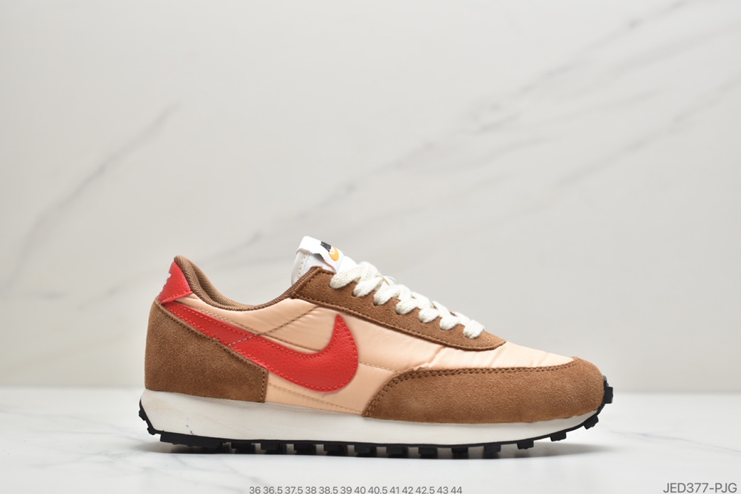 150 公司级耐克Nike Wmns Daybreak”Hydrogen Blue/Plum Dust/Sail”OG破晓列系华夫复休古闲运动跑慢鞋“脏粉棕深淡蓝”CV2179-545