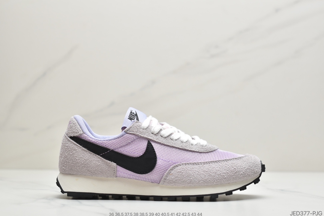 150 公司级耐克Nike Wmns Daybreak”Hydrogen Blue/Plum Dust/Sail”OG破晓列系华夫复休古闲运动跑慢鞋“脏粉棕深淡蓝”CV2179-545