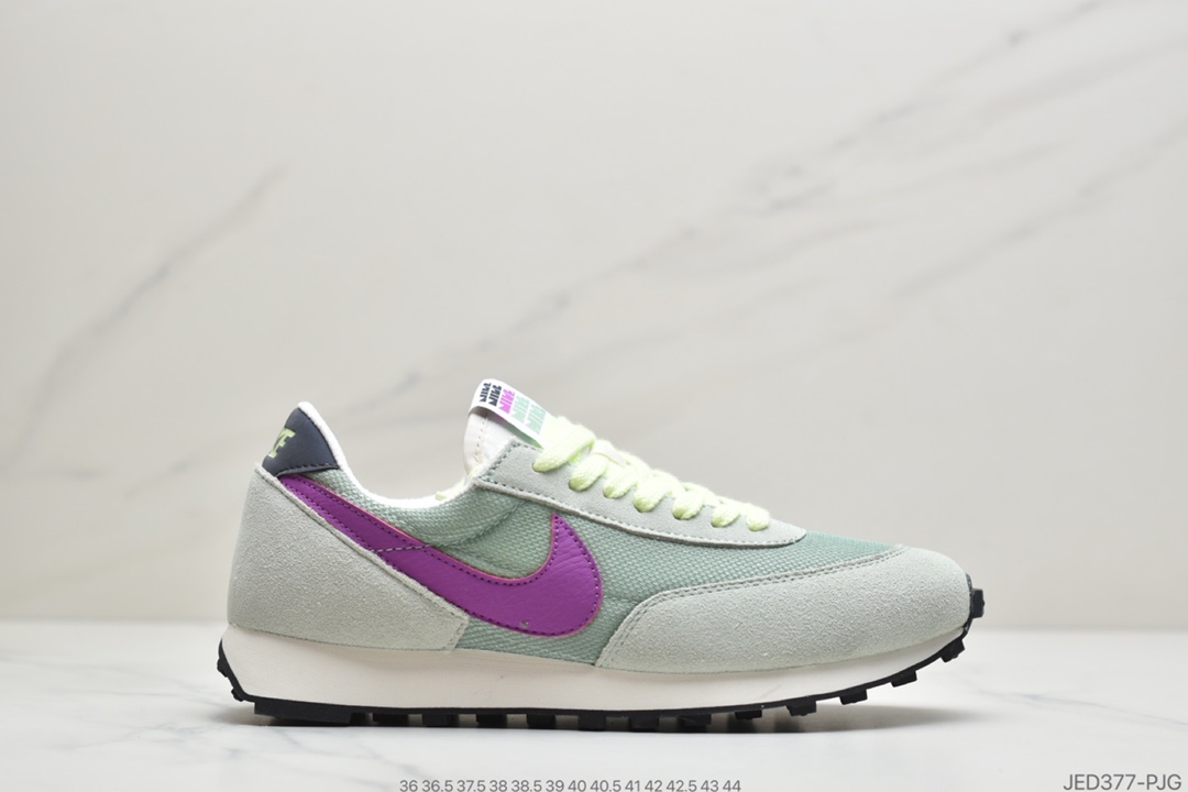 150 公司级耐克Nike Wmns Daybreak”Hydrogen Blue/Plum Dust/Sail”OG破晓列系华夫复休古闲运动跑慢鞋“脏粉棕深淡蓝”CV2179-545