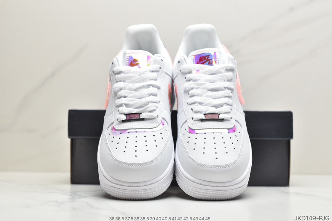 160 公司级 耐克Nike Air Force 1 '07 LV8”Good Game”电玩英雄联盟S10限量白炫彩镭射魔术贴空军一号 DC0710-191