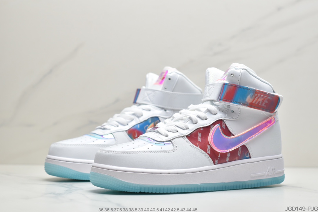 180 公司级 耐克Nike Air Force 1 '07 LV8”Good Game”电玩英雄联盟S10限量白炫彩镭射魔术贴空军一号DC0710-191