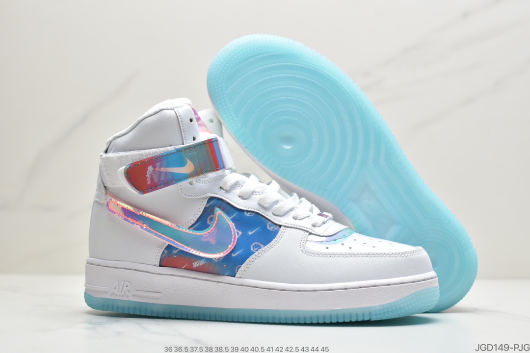 180 公司级 耐克Nike Air Force 1 '07 LV8”Good Game”电玩英雄联盟S10限量白炫彩镭射魔术贴空军一号DC0710-191