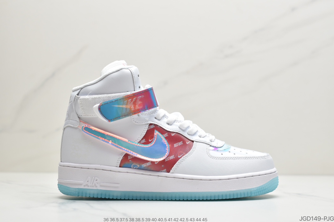 180 公司级 耐克Nike Air Force 1 '07 LV8”Good Game”电玩英雄联盟S10限量白炫彩镭射魔术贴空军一号DC0710-191