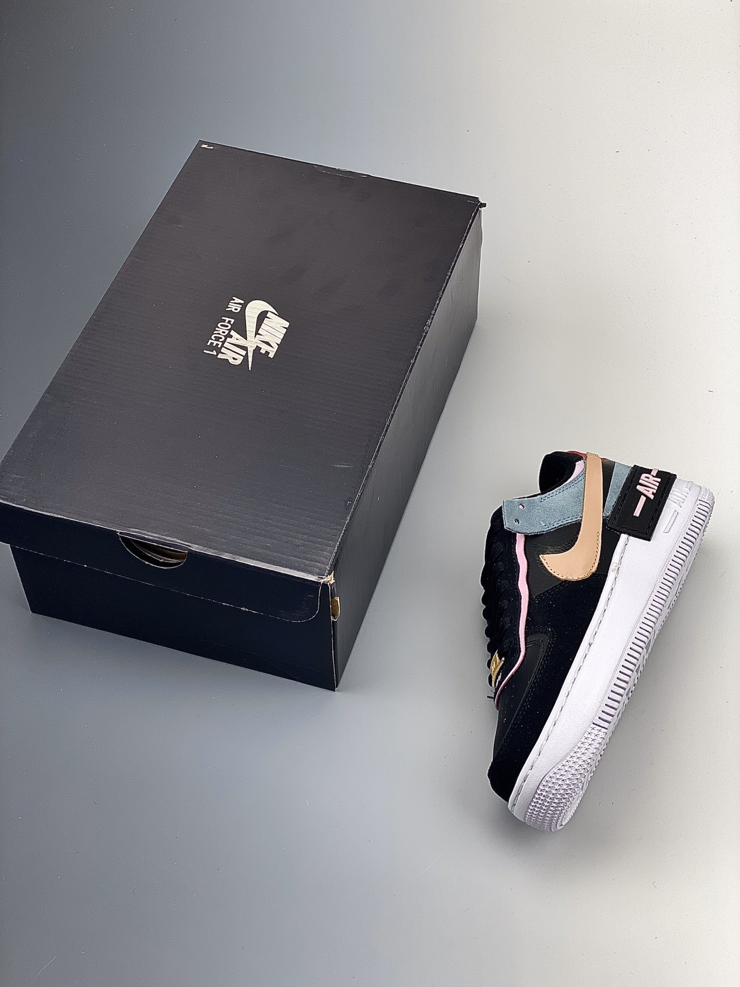 180  Nike Air Force 1 Shadow 解构系列空军一号低帮运动休闲板鞋 CU5315-001