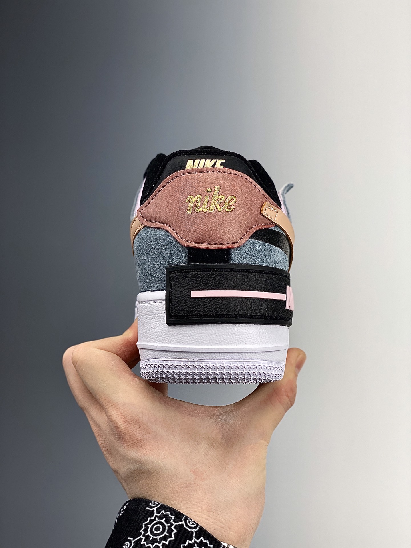 180  Nike Air Force 1 Shadow 解构系列空军一号低帮运动休闲板鞋 CU5315-001