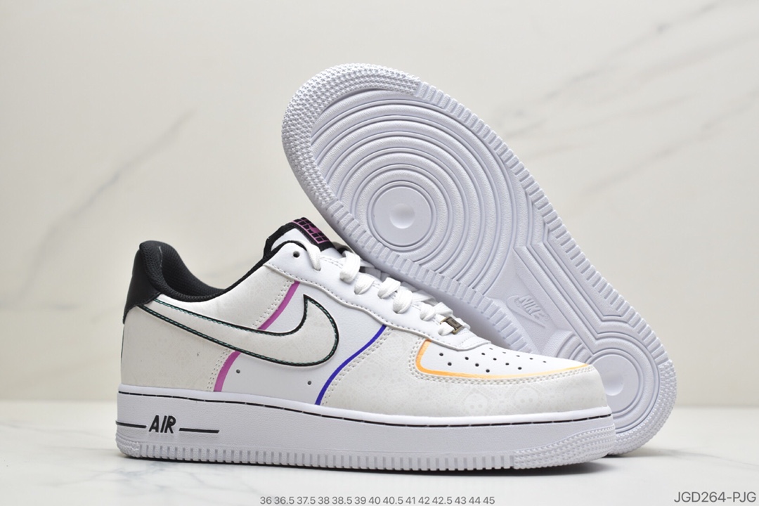 180 公司级耐克 Air Force 1 ‘07 ”Day of the Dead” 空军高帮灵亡节 CT1138-103