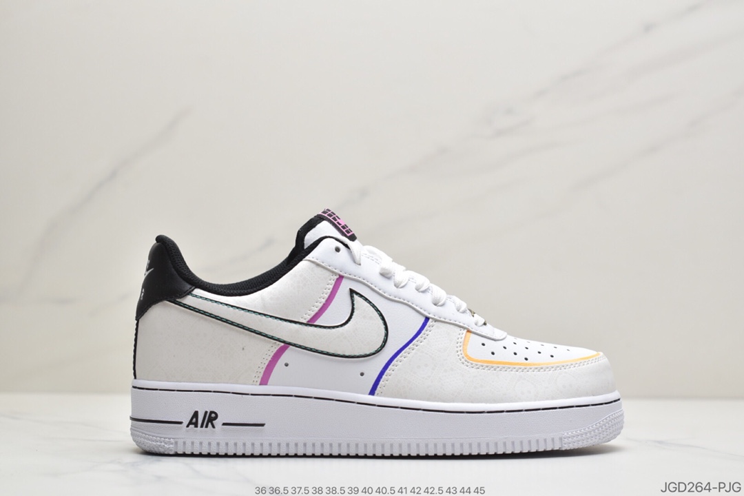 180 公司级耐克 Air Force 1 ‘07 ”Day of the Dead” 空军高帮灵亡节 CT1138-103