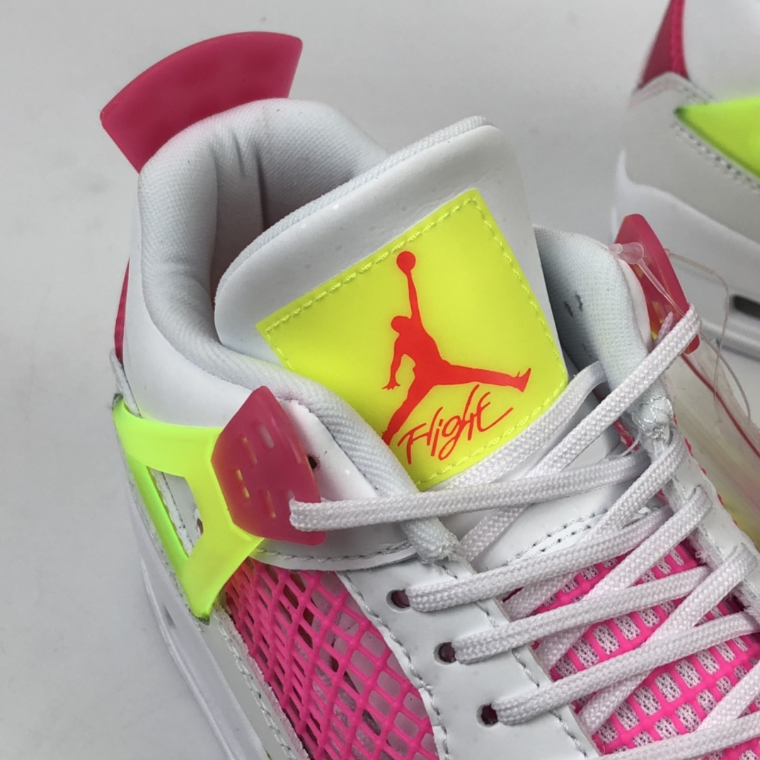 360 Air Jordan 4 AJ4 GS “Lemon Venom” 黄粉白糖果柠檬 CV7808-100