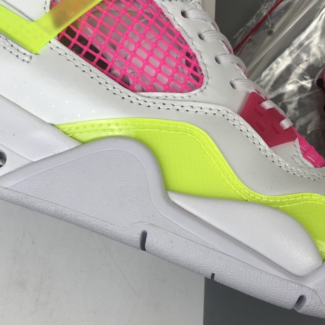 360 Air Jordan 4 AJ4 GS “Lemon Venom” 黄粉白糖果柠檬 CV7808-100