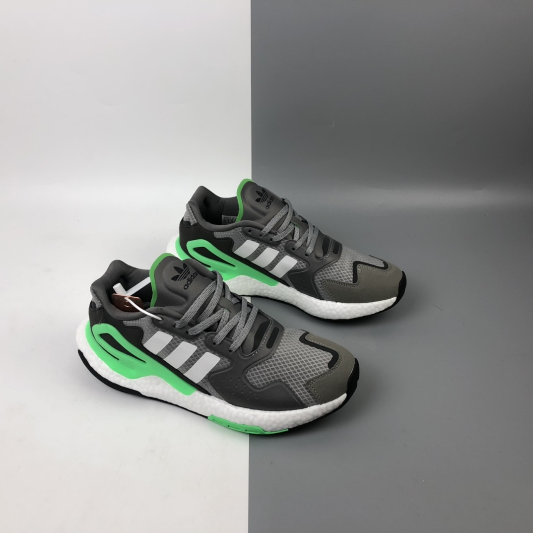 220 Adidas Originals 2020 Day Jogger Boost 三叶草2020版慢跑者系列高弹复古休闲运动跑鞋 夜行者二代 FW4825