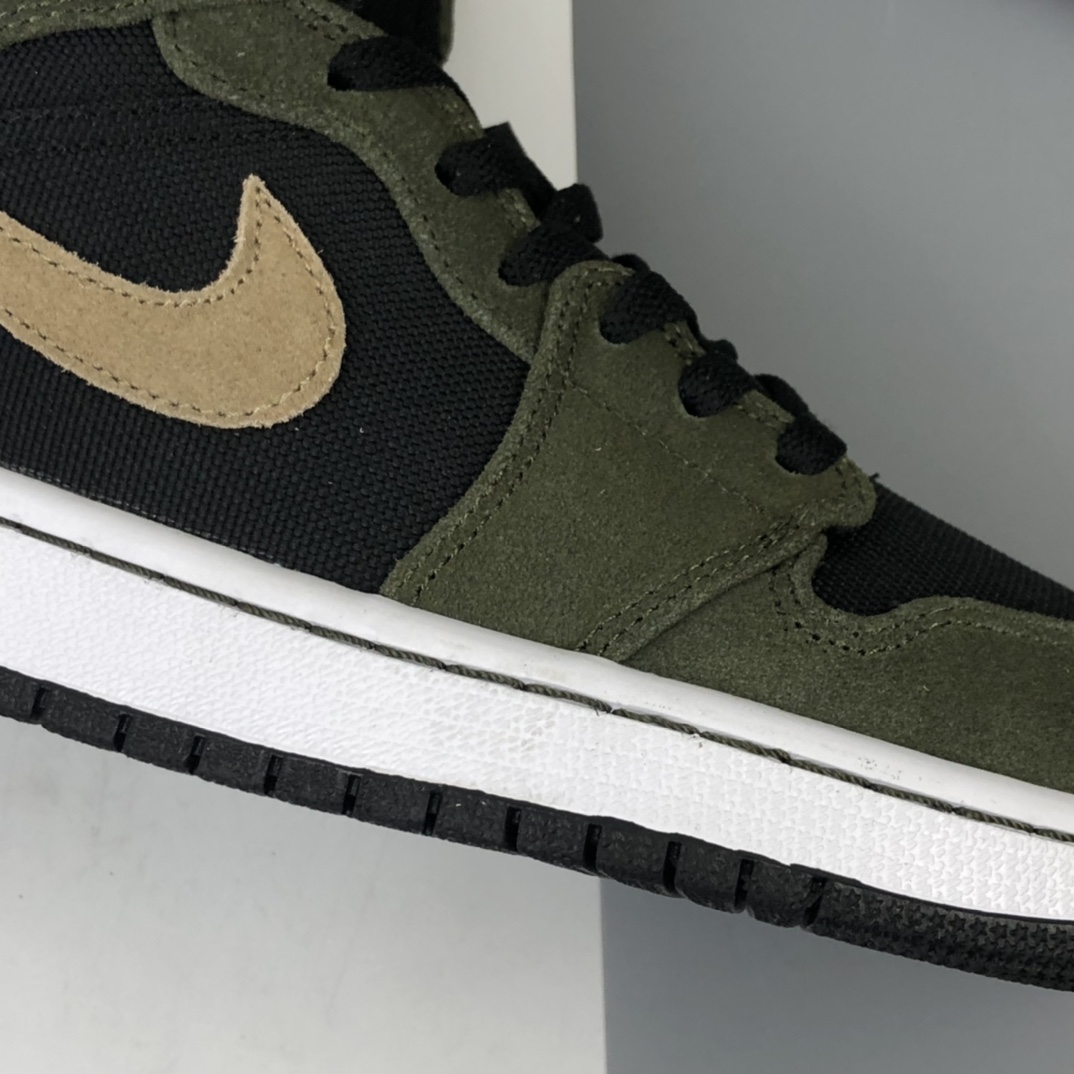 240 Air Jordan 1 Mid AJ1 乔1中帮篮球鞋 梧桐绿 BQ6472-030
