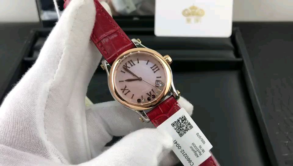 Chopard 皇家 萧邦快乐钻系列贝壳表盘女表视频欣赏