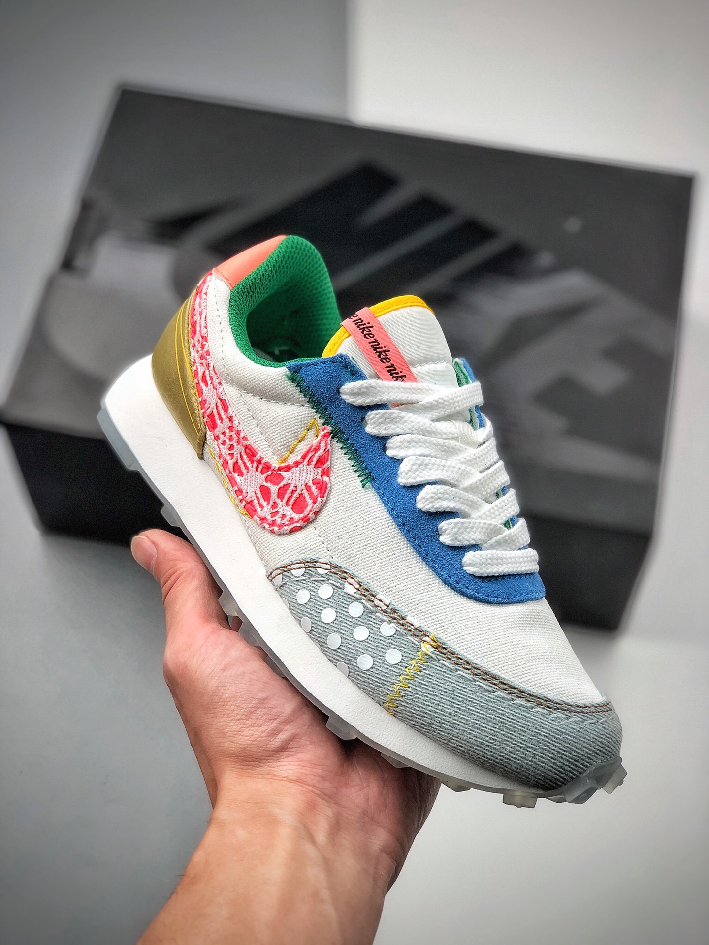 160  耐克Nike Wmns Daybreak”Hydrogen Blue/Plum Dust/Sail”OG破晓列系华夫复休古闲运动跑慢鞋 CZ8681-167