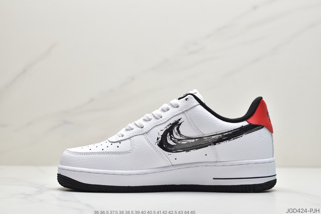 180 公司级耐克Air Force 1 Low “Brushstroke Swoosh”white 白色