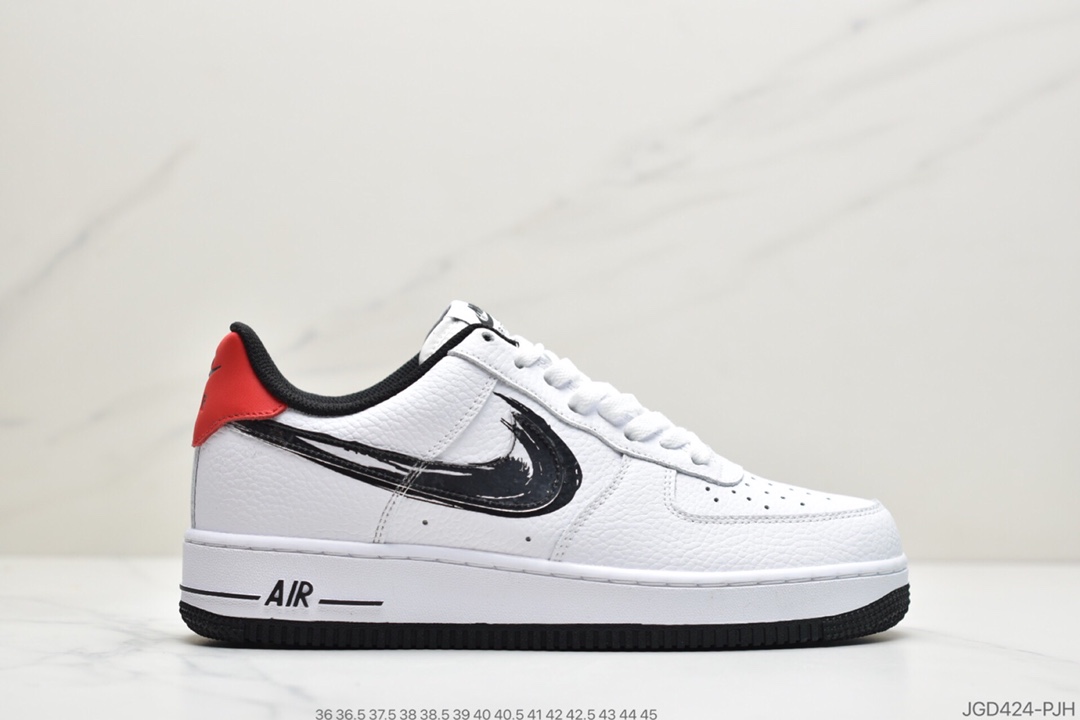 180 公司级耐克Air Force 1 Low “Brushstroke Swoosh”white 白色