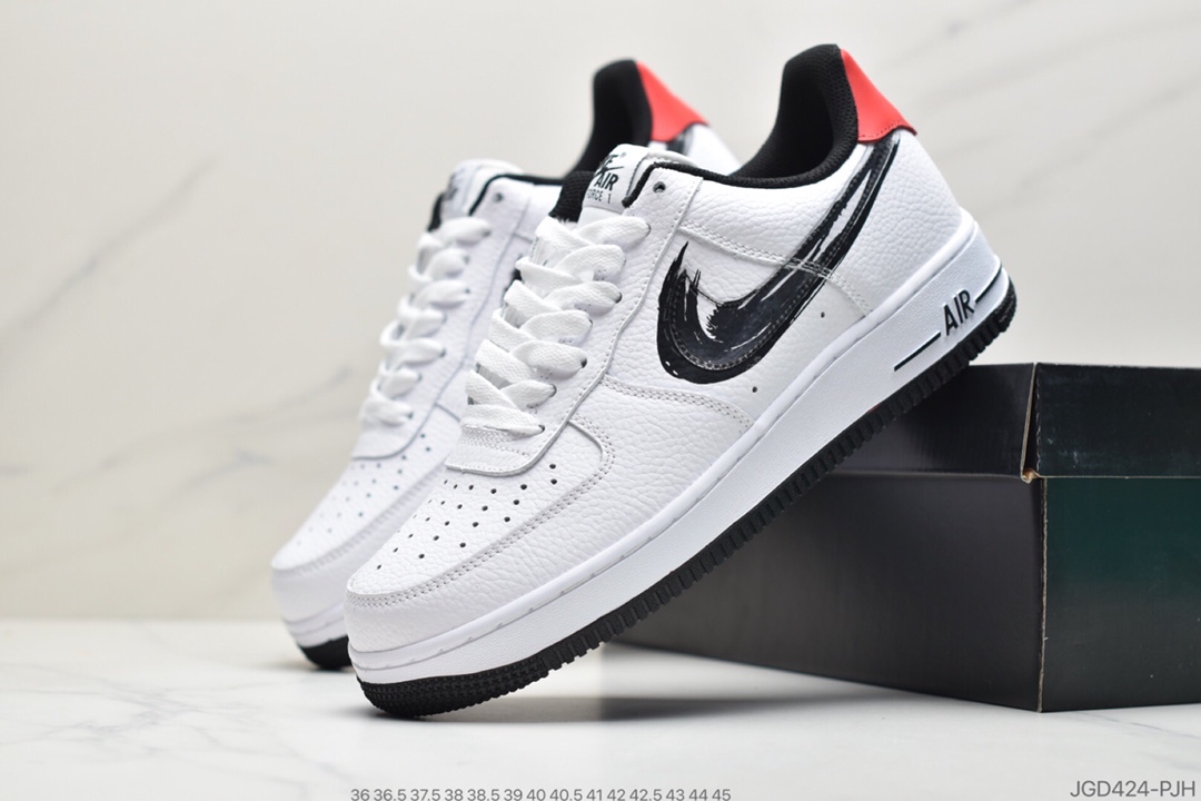 180 公司级耐克Air Force 1 Low “Brushstroke Swoosh”white 白色
