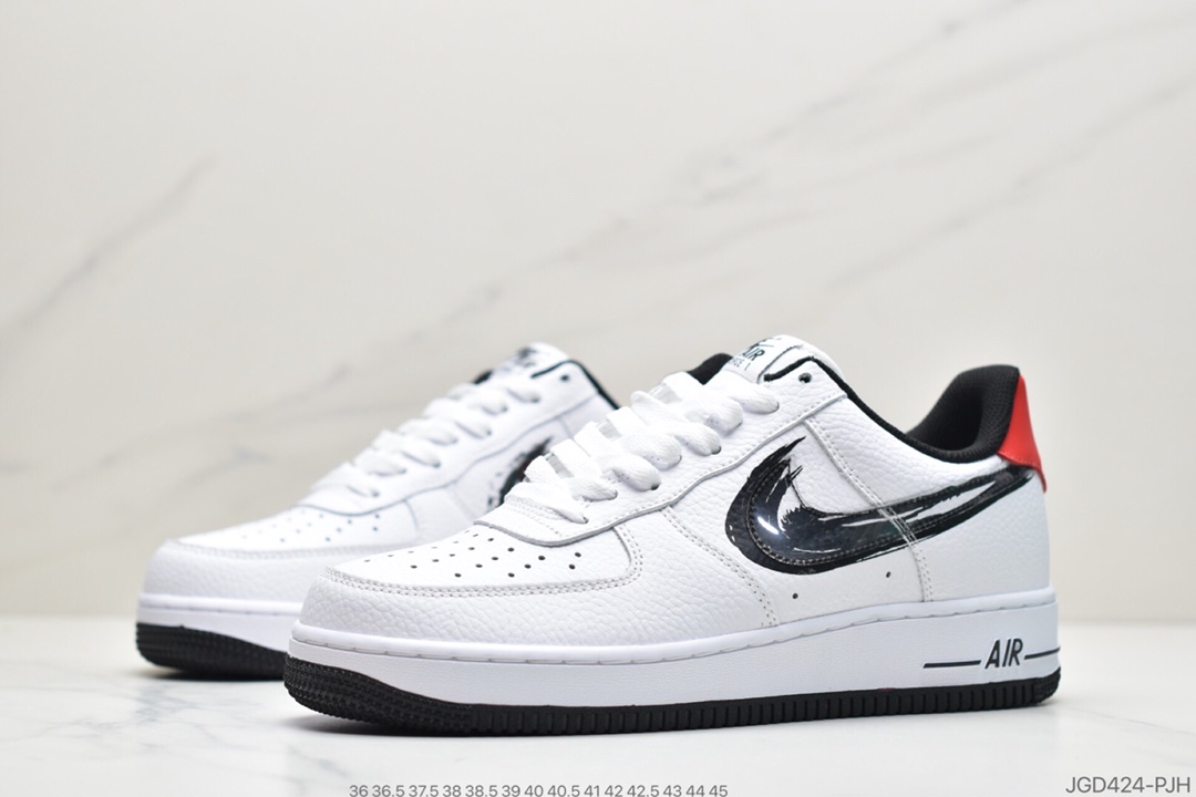 180 公司级耐克Air Force 1 Low “Brushstroke Swoosh”white 白色