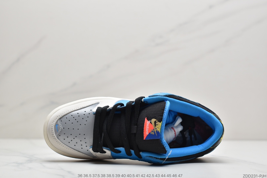 220 公司级Instant Skateboard x Nike SB Dunk Low 男女休闲板鞋 CZ5128-400