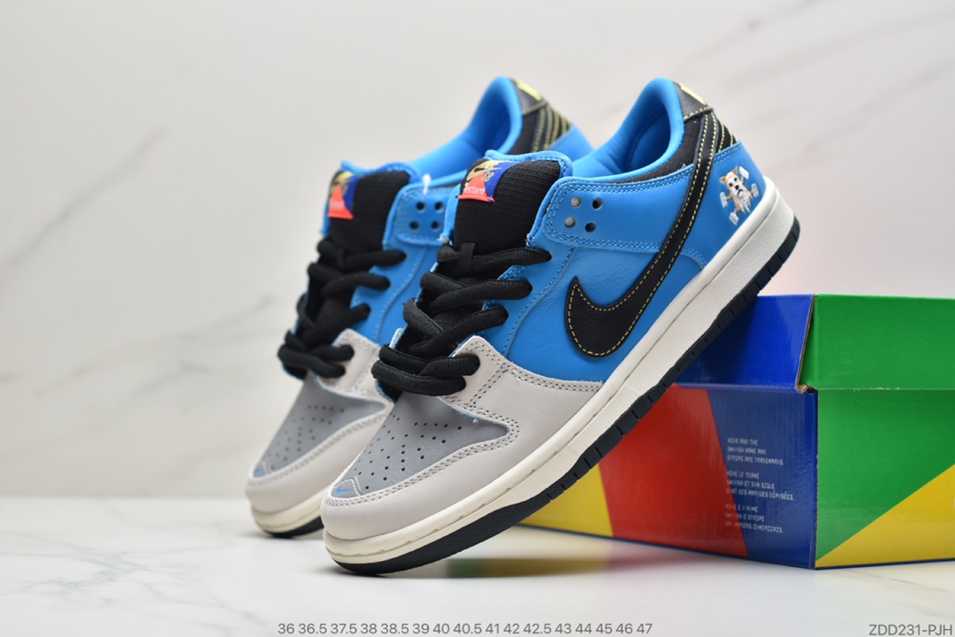 220 公司级Instant Skateboard x Nike SB Dunk Low 男女休闲板鞋 CZ5128-400