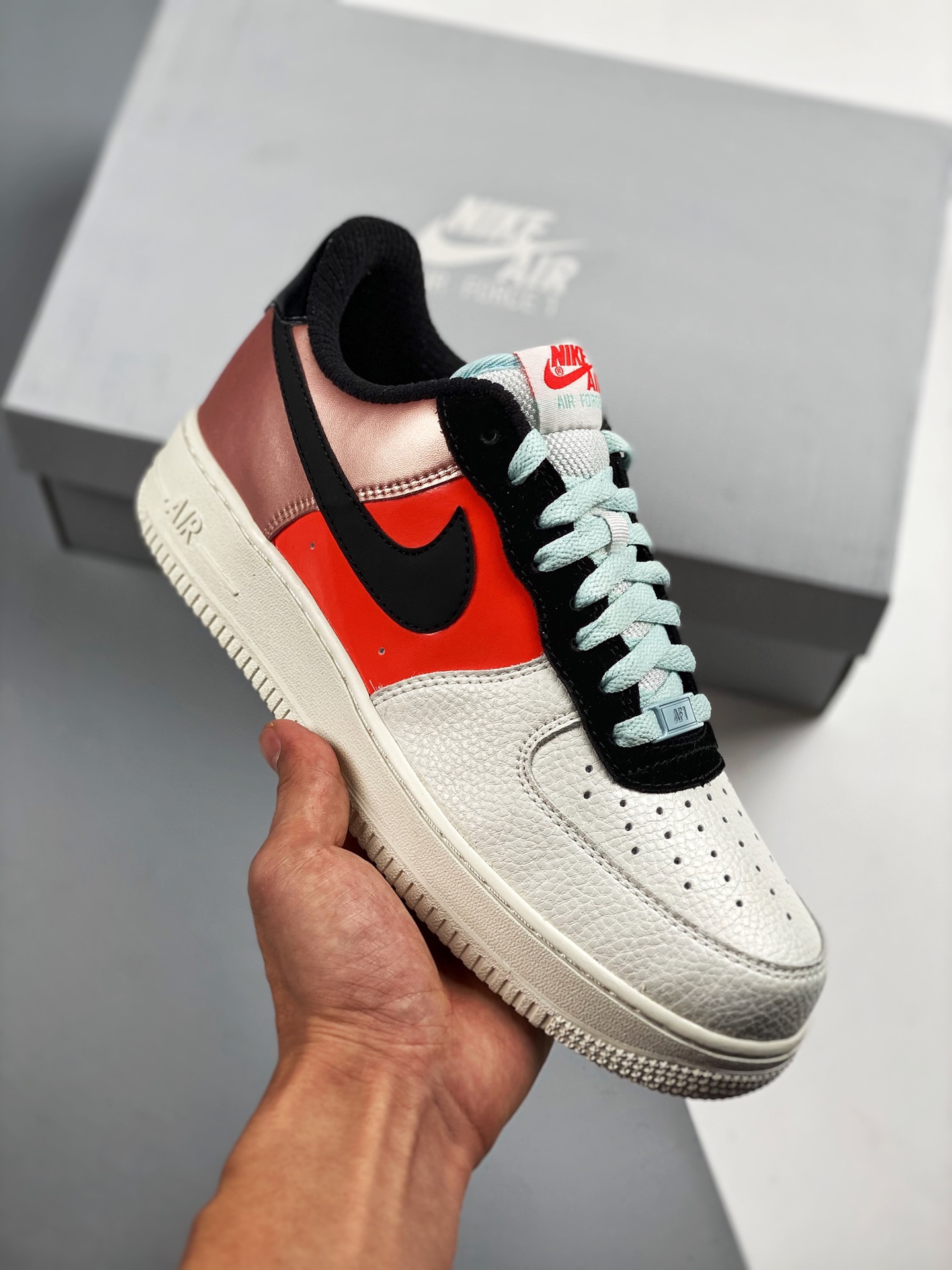 Air Force 1 Low rojo y blanco, horma original, datos originales, versión en papel, fotos reales, primer lanzamiento #Ac…