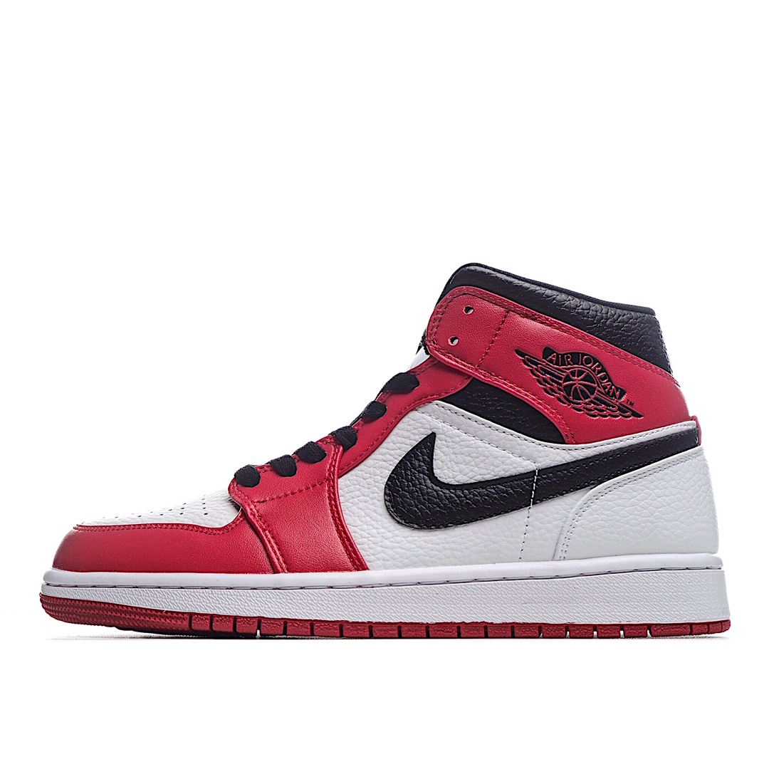 G5 17色 Air Jordan 1 Mid 乔1 AJ1中帮运动板鞋 554724-173 原鞋开版 独家私模 正确版型 市售认可度较高 区分低价真标