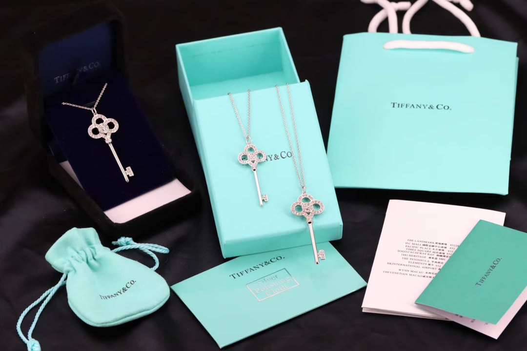 Tiffany & Co. Tiffany&Co.心冠钥匙项链 纯银