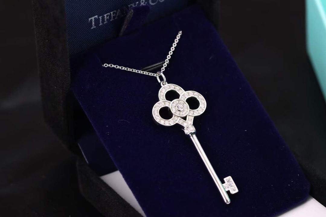 Tiffany & Co. Tiffany&Co.心冠钥匙项链 纯银
