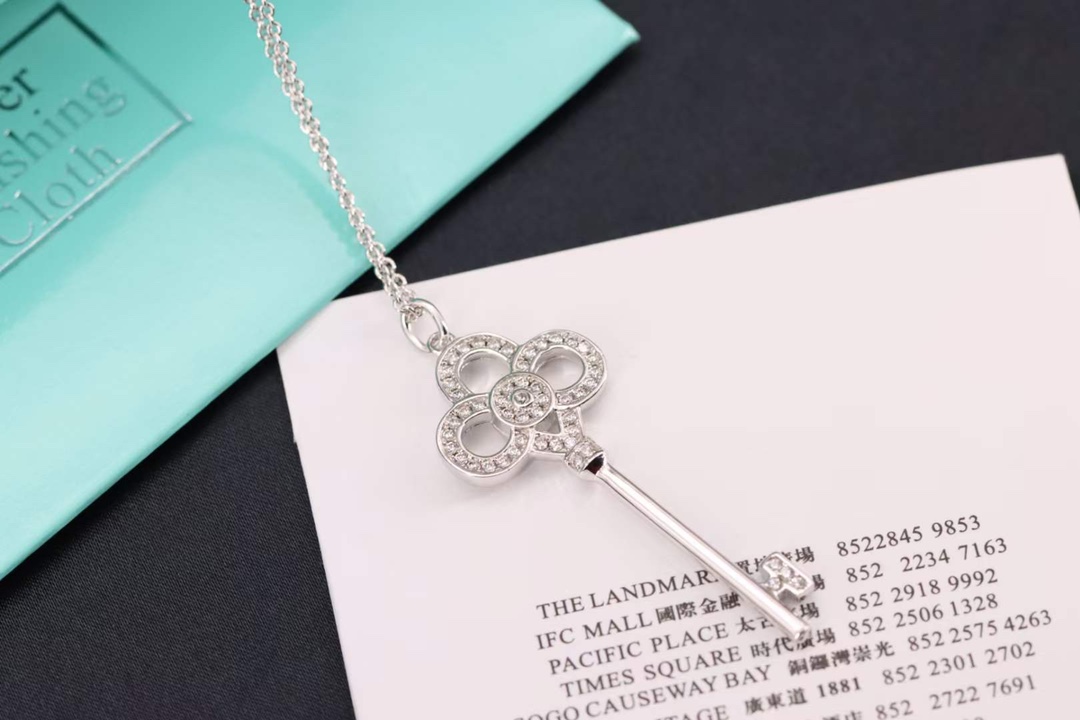 Tiffany & Co. Tiffany&Co.心冠钥匙项链 纯银