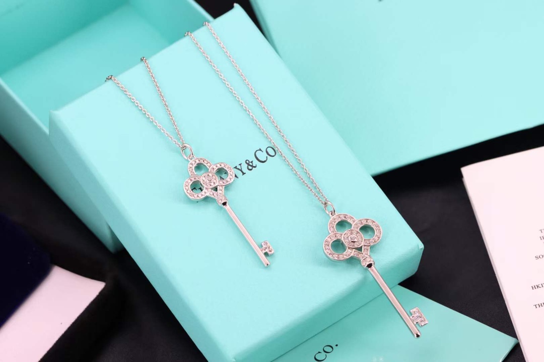 Tiffany & Co. Tiffany&Co.心冠钥匙项链 纯银