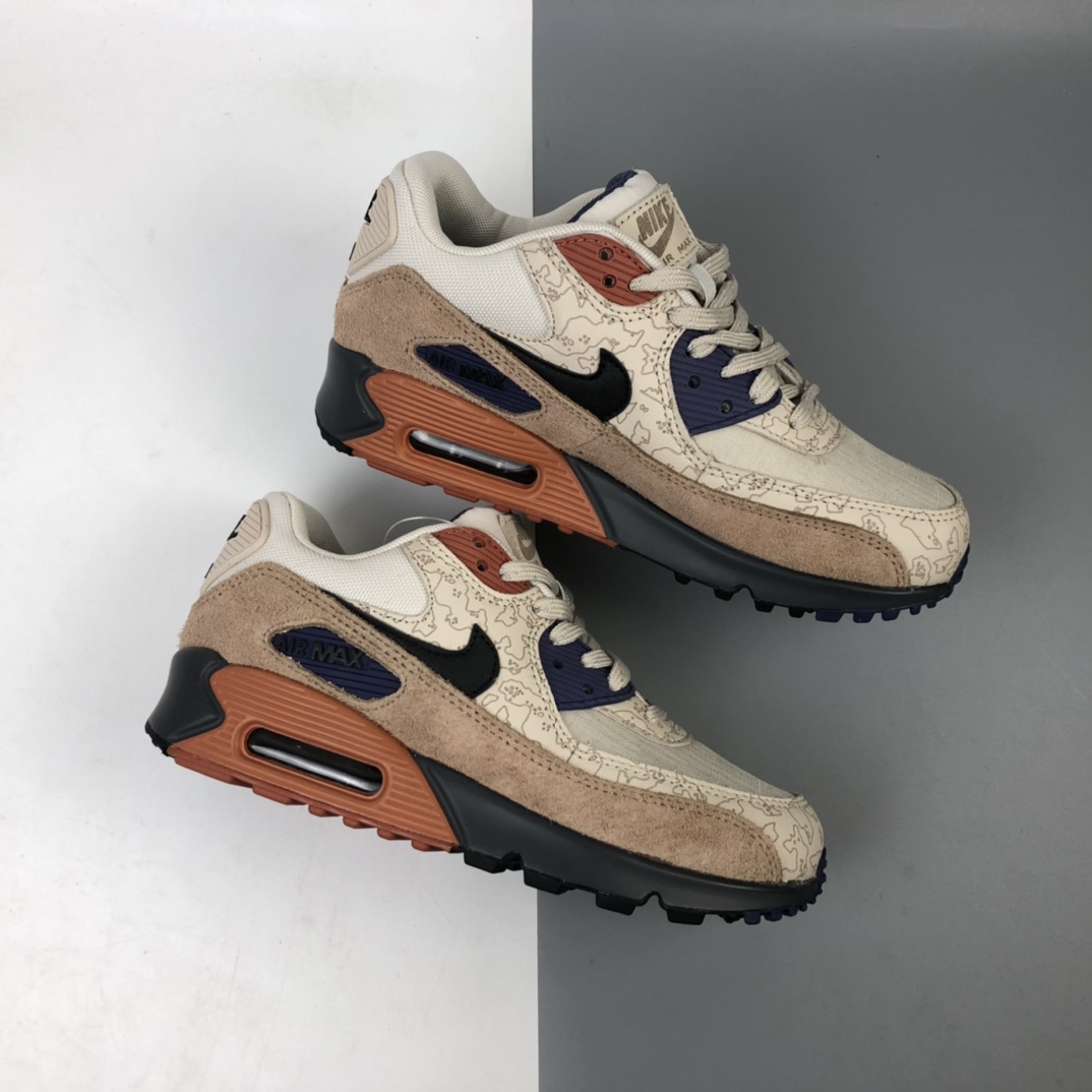 240 NK Air Max 90 Essential 鼠年限定“落基山脉”半掌气垫网面复古运动休闲慢跑鞋 CI5646-001
