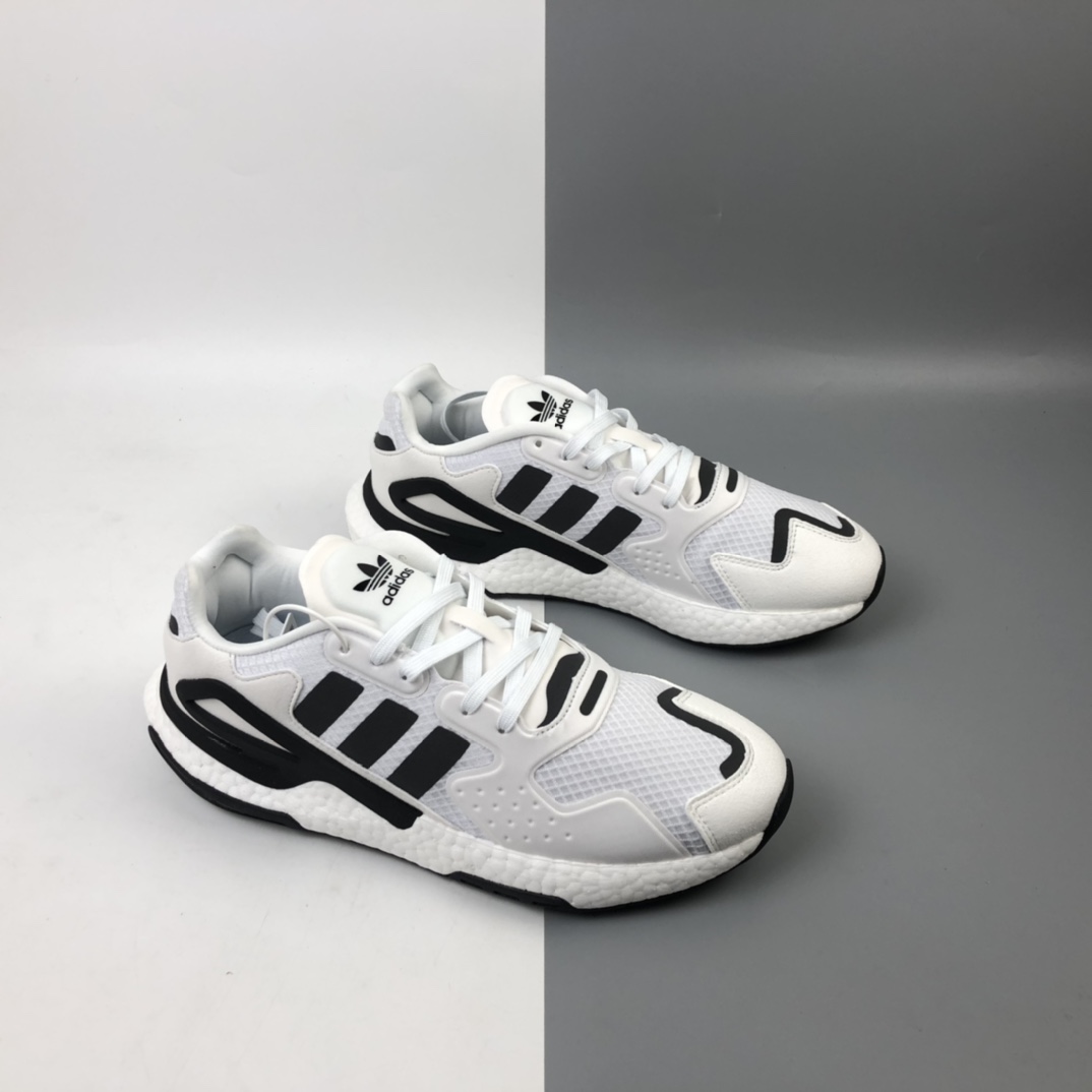 200 Adidas Originals 2020 Day Jogger Boost 三叶草2020版慢跑者系列高弹复古休闲运动跑鞋 夜行者二代 FW4048