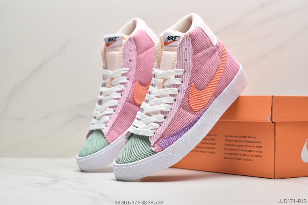 130 公司级Nike Blazer Mid '1977 Vintage WE经典开拓者高帮百搭休闲运动板鞋CT0715-148