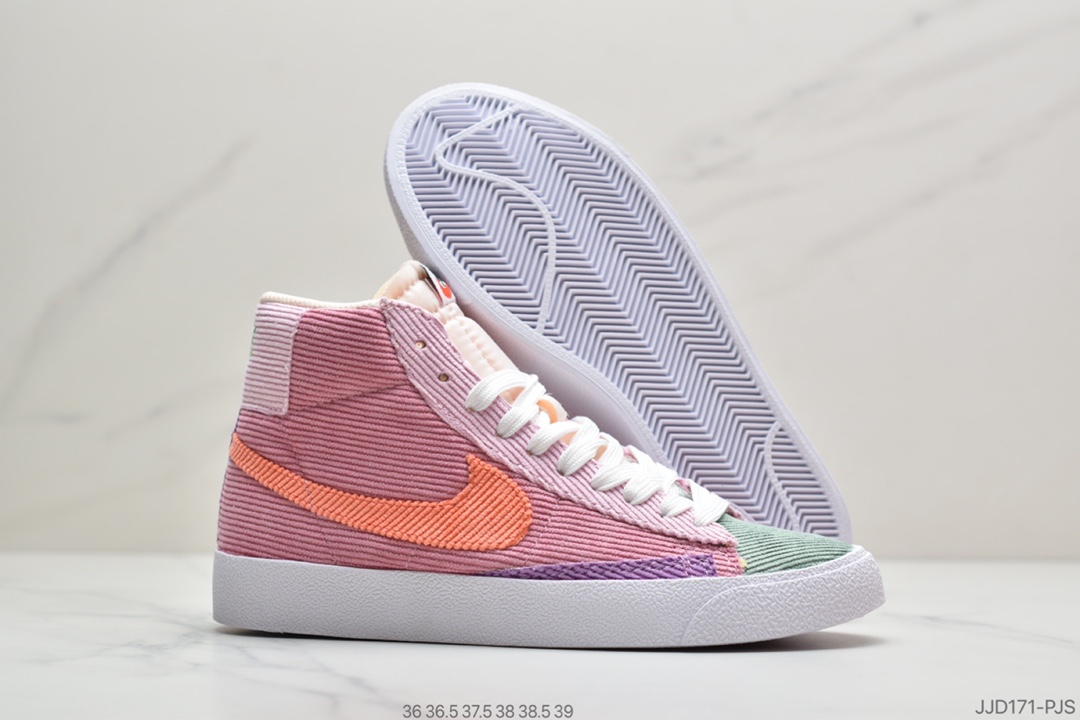 130 公司级Nike Blazer Mid '1977 Vintage WE经典开拓者高帮百搭休闲运动板鞋CT0715-148