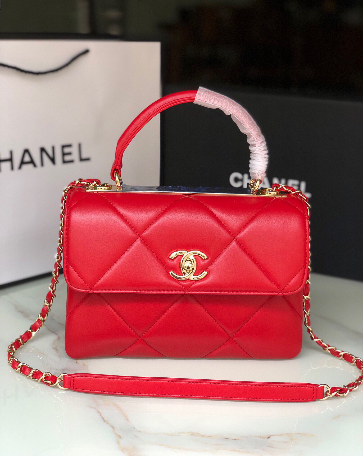 Chanel92236原单质量经典之作华丽与气质的前沿是你意想不到的尊贵皮种:原单进口小羊皮里配原版布五