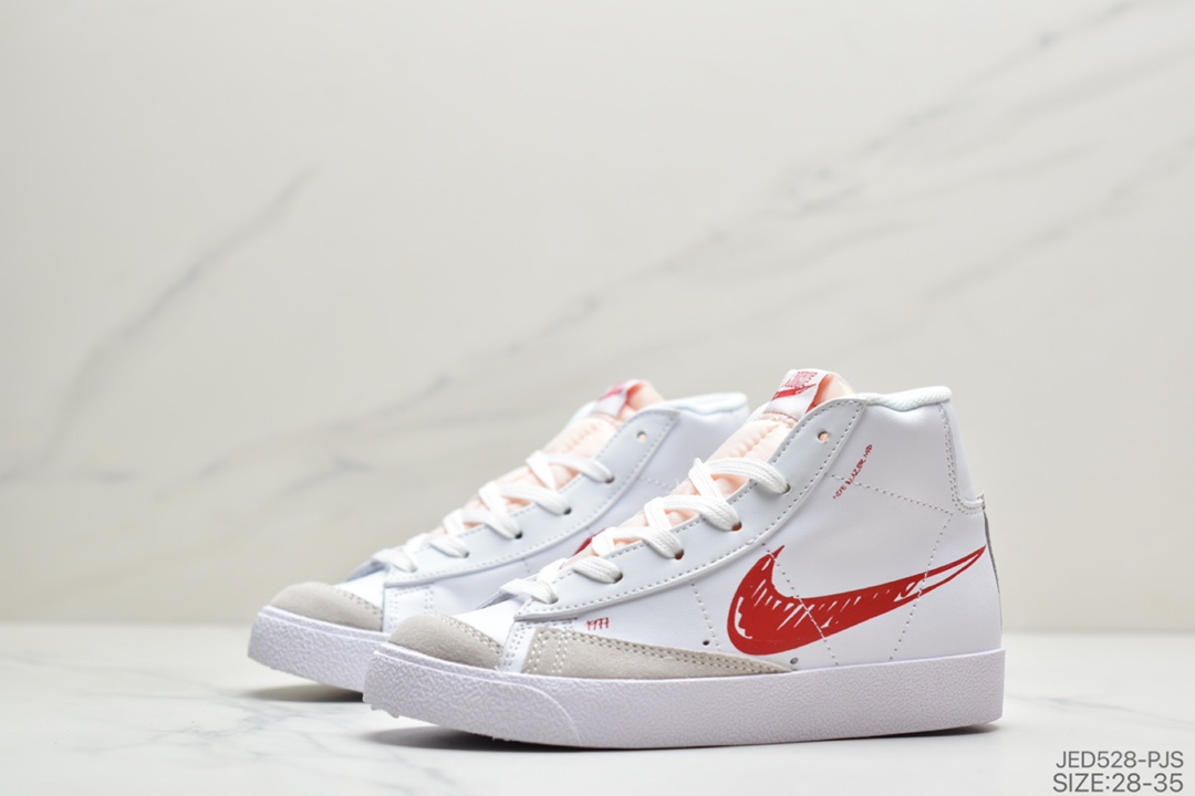 150 童鞋公司级耐克NIKE AIR BLAZER MID 77 VNTG开拓者高帮休闲运动鞋