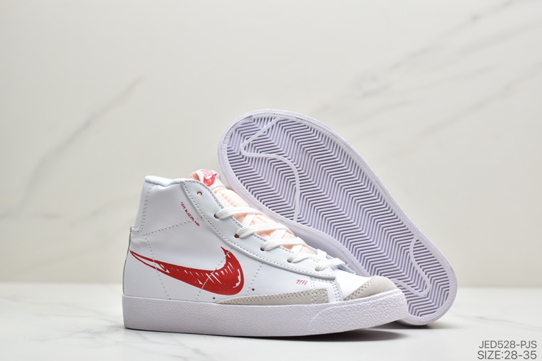 150 童鞋公司级耐克NIKE AIR BLAZER MID 77 VNTG开拓者高帮休闲运动鞋