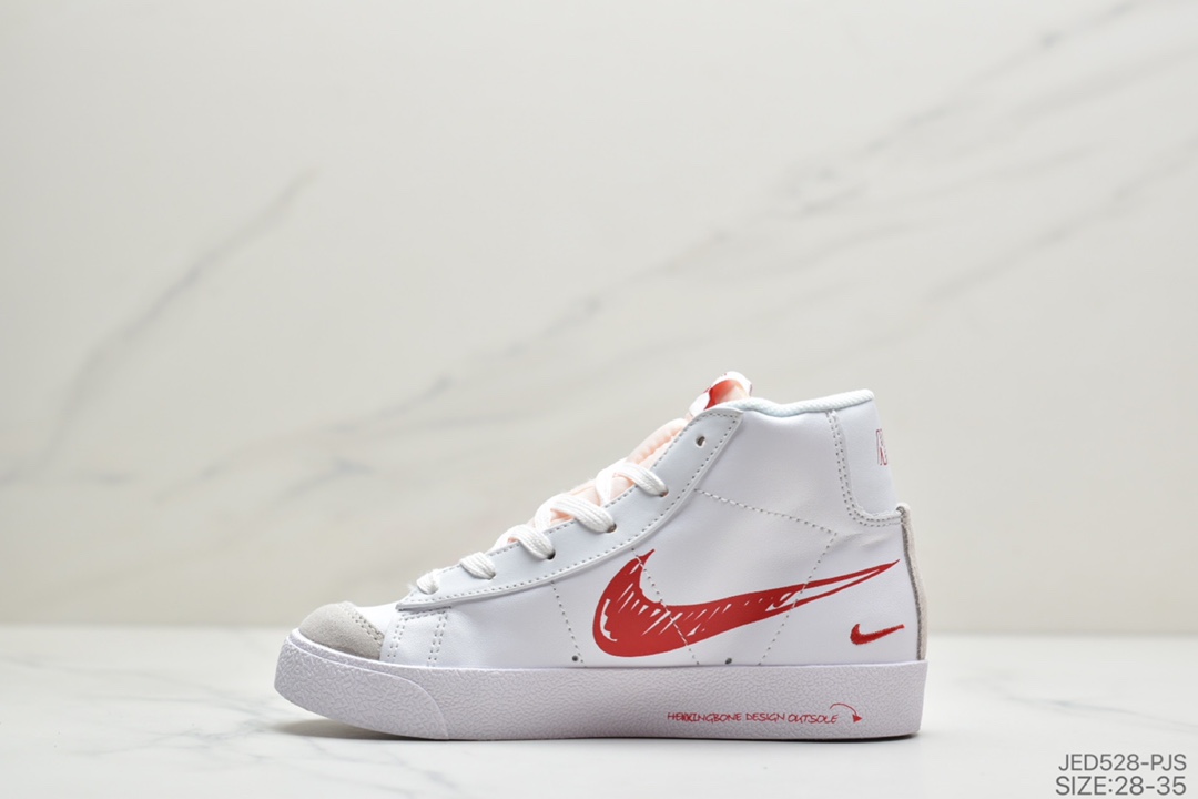 150 童鞋公司级耐克NIKE AIR BLAZER MID 77 VNTG开拓者高帮休闲运动鞋