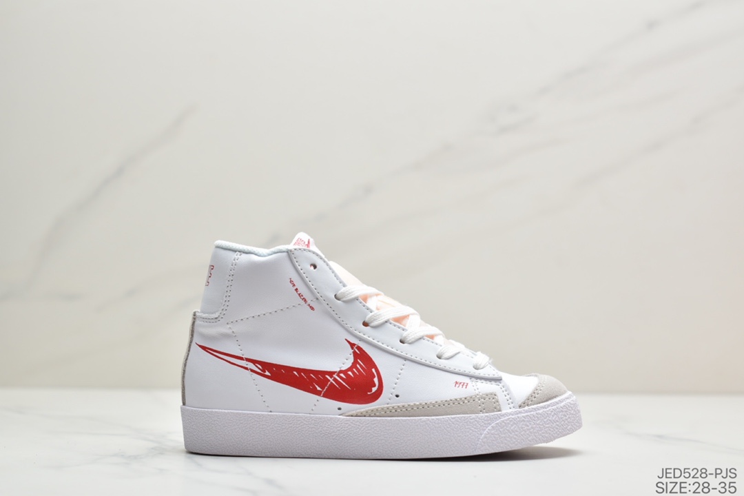 150 童鞋公司级耐克NIKE AIR BLAZER MID 77 VNTG开拓者高帮休闲运动鞋