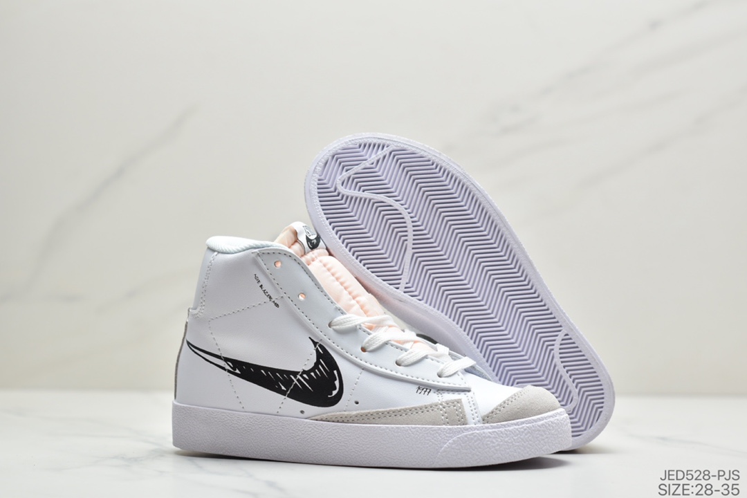 150 童鞋公司级耐克NIKE AIR BLAZER MID 77 VNTG开拓者高帮休闲运动鞋