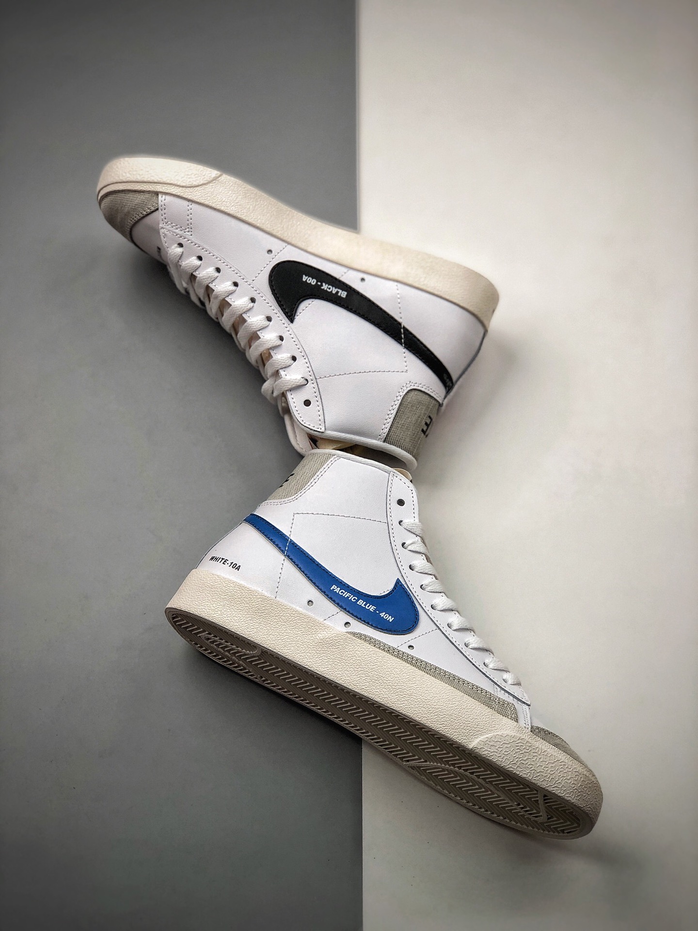 180  公司级 Nike Blazer Mid ’77 “Color Code”左右非对称 结构 耐克中帮滑板鞋全新DA2142-146