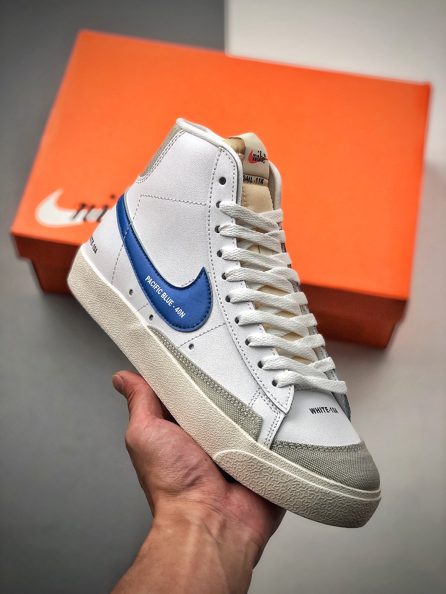 180  公司级 Nike Blazer Mid ’77 “Color Code”左右非对称 结构 耐克中帮滑板鞋全新DA2142-146